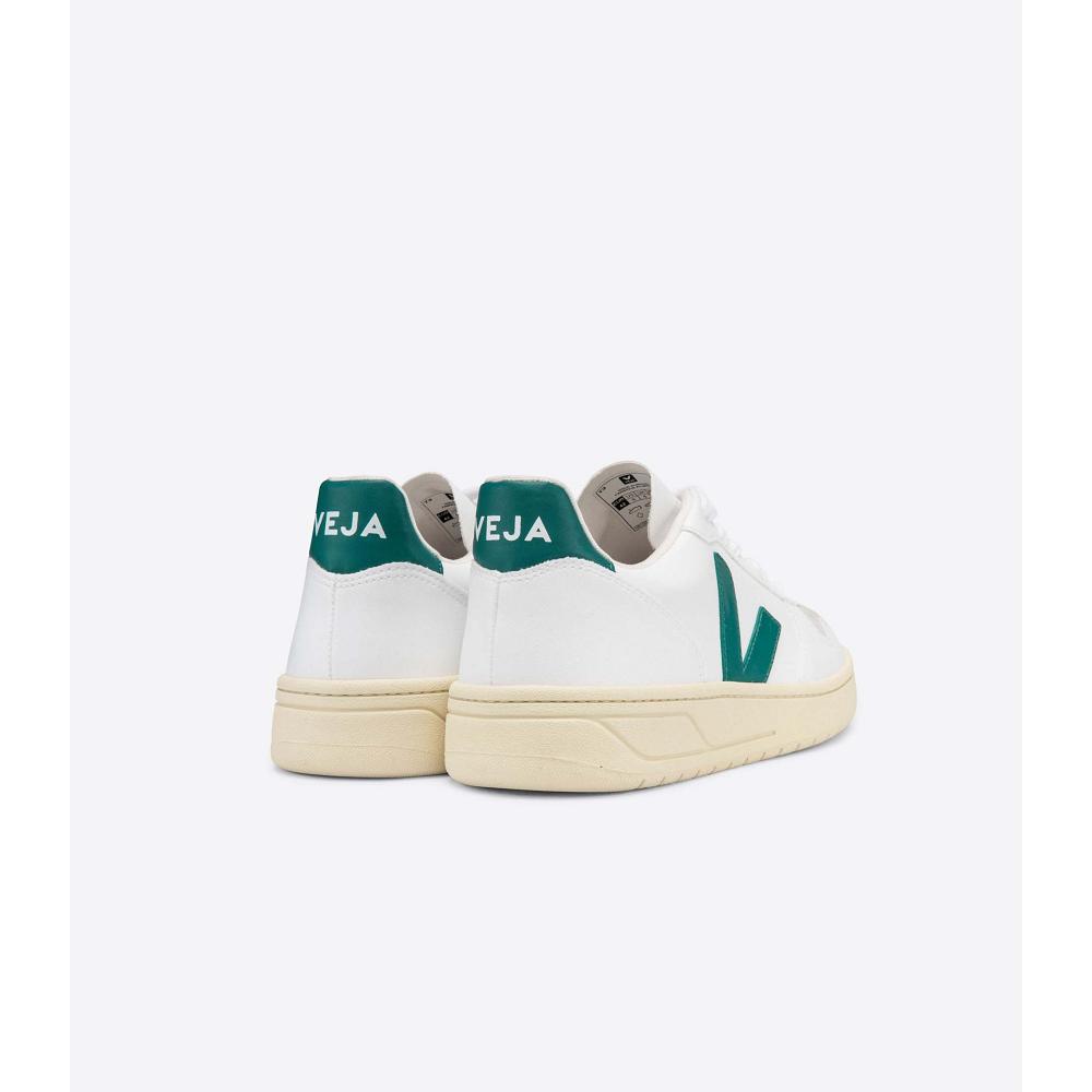 Veja V-10 CWL Tenisky Damske White/Green | SK 653PJJ